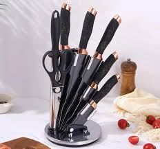 SET DE CUCHILLOS MARMOLIZADO (sin caja)